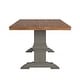 preview thumbnail 20 of 29, Eleanor Two-tone Solid Wood Top Dining Table by iNSPIRE Q Classic