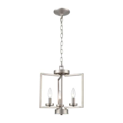 West End 3-Light Semi Flush