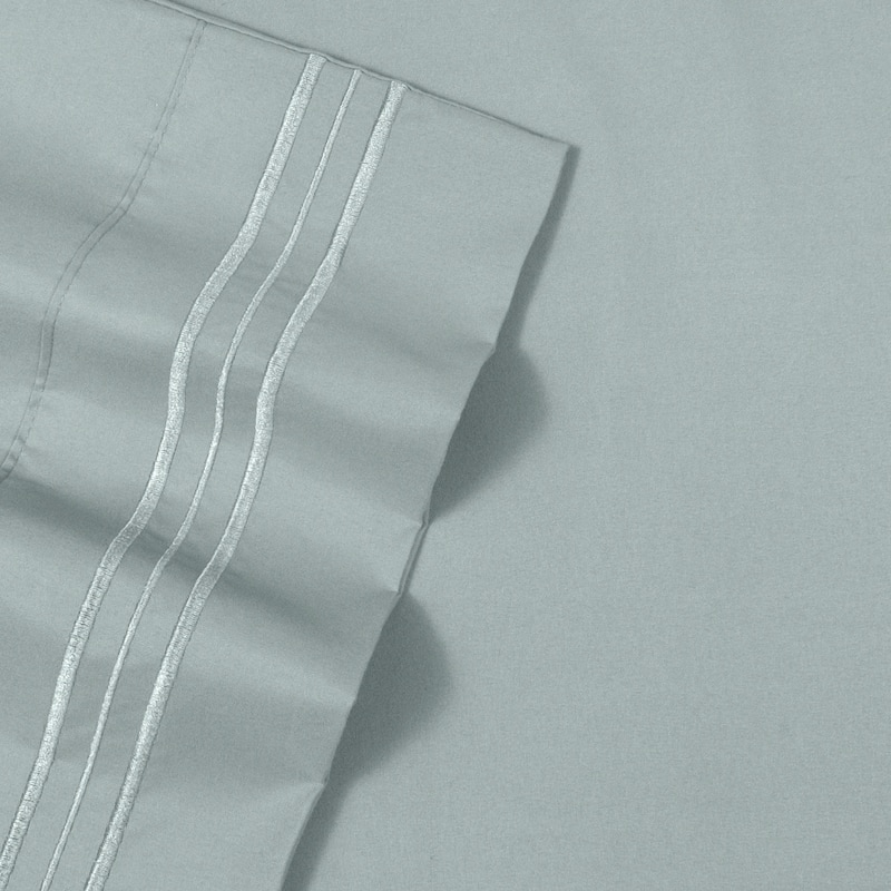 Soft Microfiber 5-piece Split King Bed Sheet Set