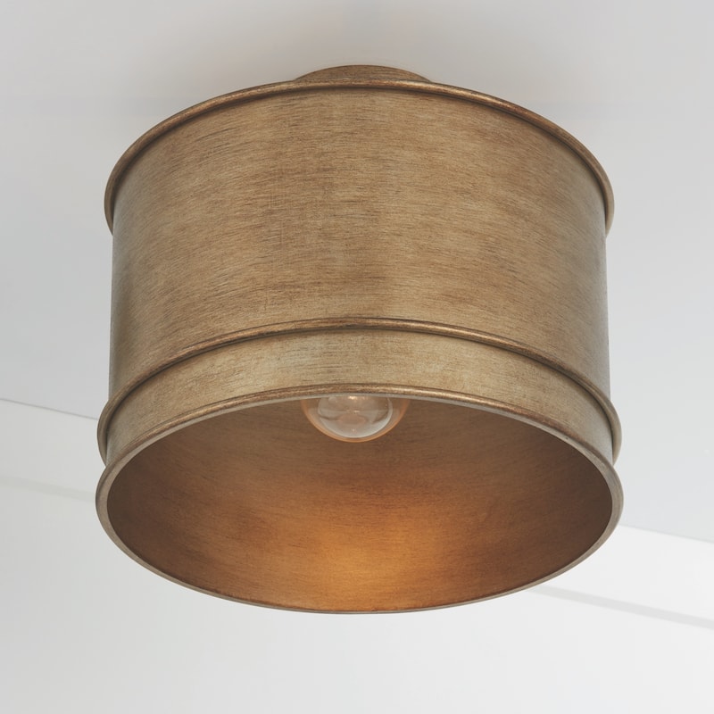 Nole 1-light Mystic Luster Convertible Pendant/ Semi-Flush Mount