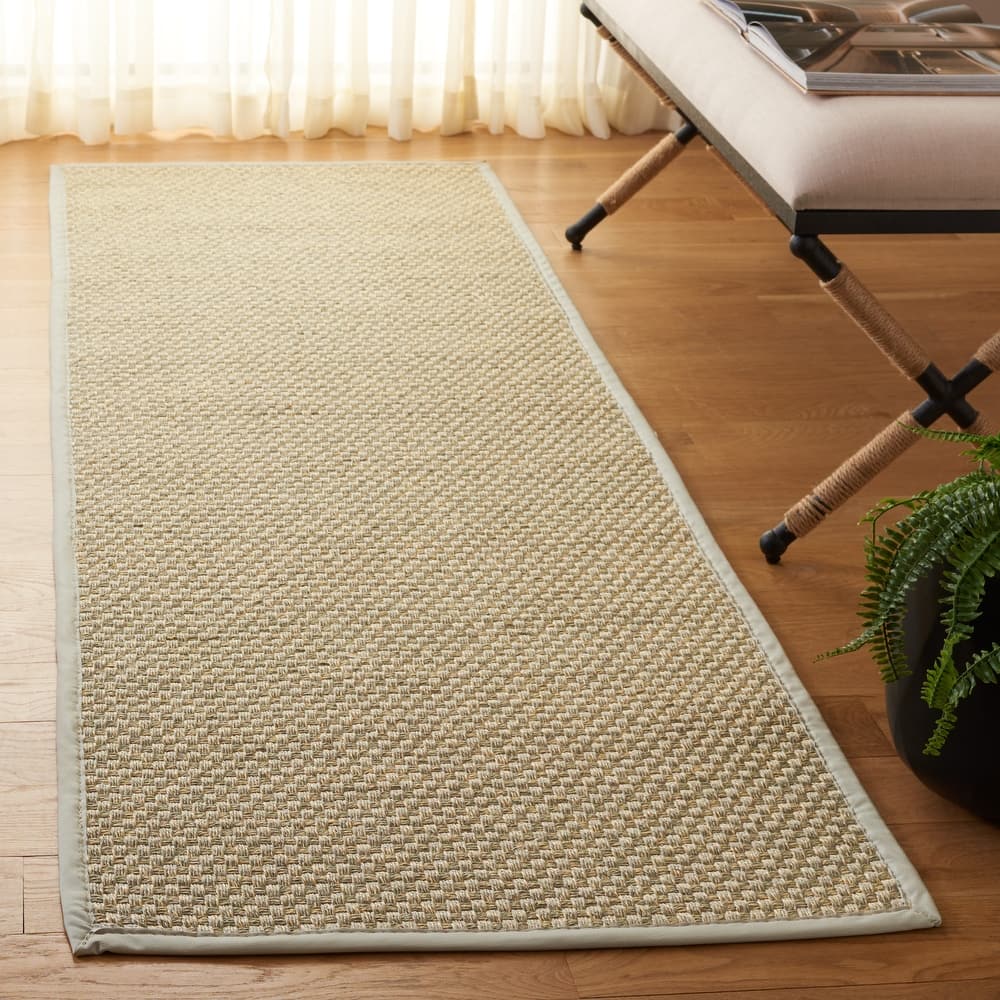 SAFAVIEH Napa Faux Sisal Meret Washable Indoor/Outdoor Rug - Weather Resistant & Easy Cleaning