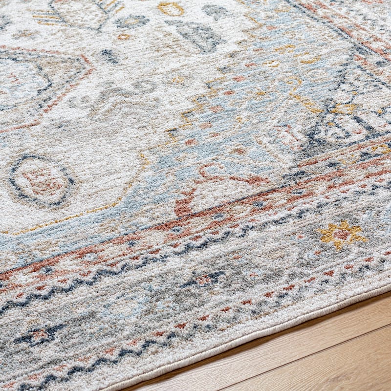 Livabliss Transitional Beckham Medallion Area Rug