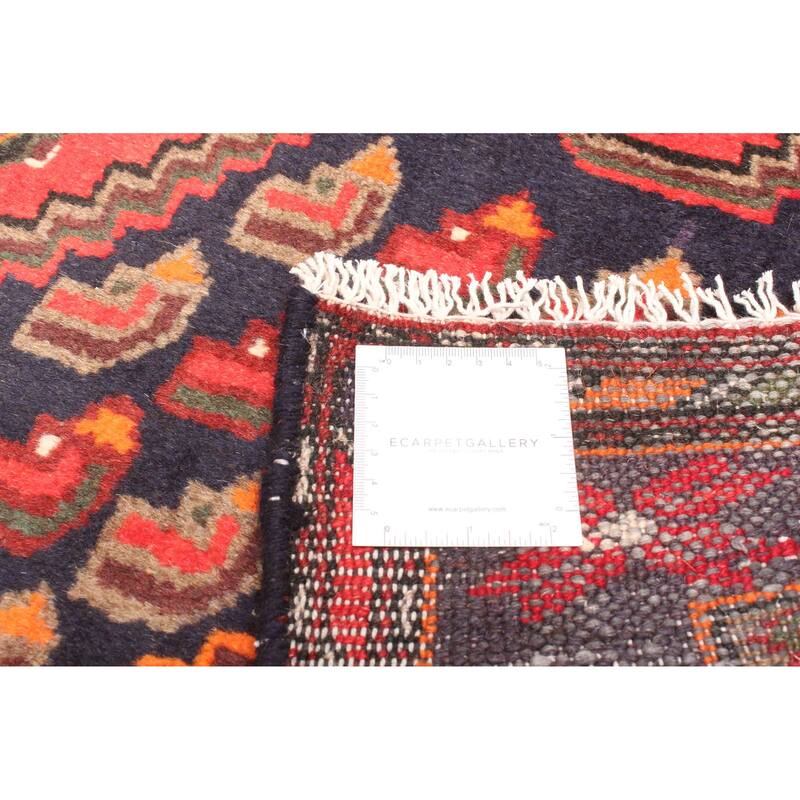 ECARPETGALLERY Hand-knotted Andelz Red Wool Rug - 4'0 x 6'10