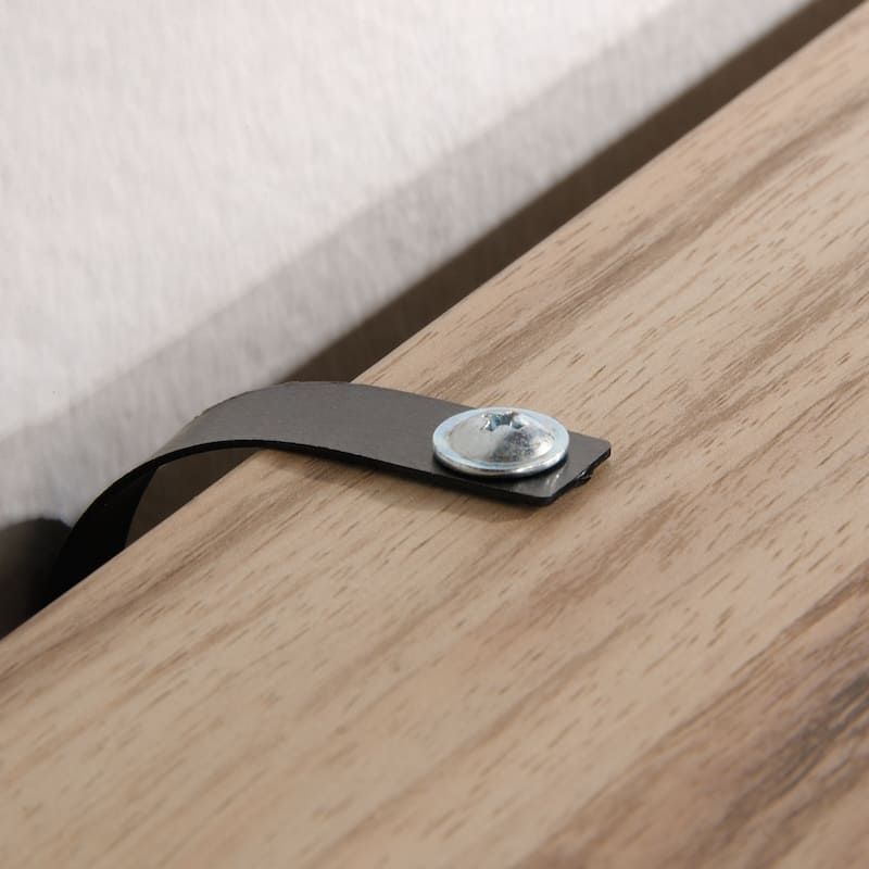 Wood Library Hutch with Storage Shelves, Brown - 30.35" W x 11.58" D x 36.02" H