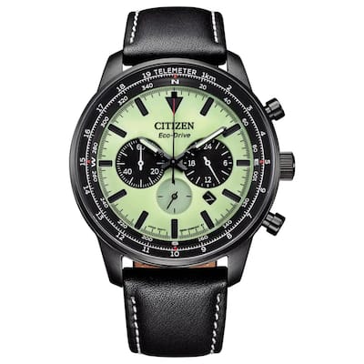 Citizen Men's Sports Aviation Green Dial Watch - CA4505-21X - 6 (36)