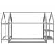 preview thumbnail 19 of 39, Kids bedroom set Twin size wood house bed with storage shelf and hanger