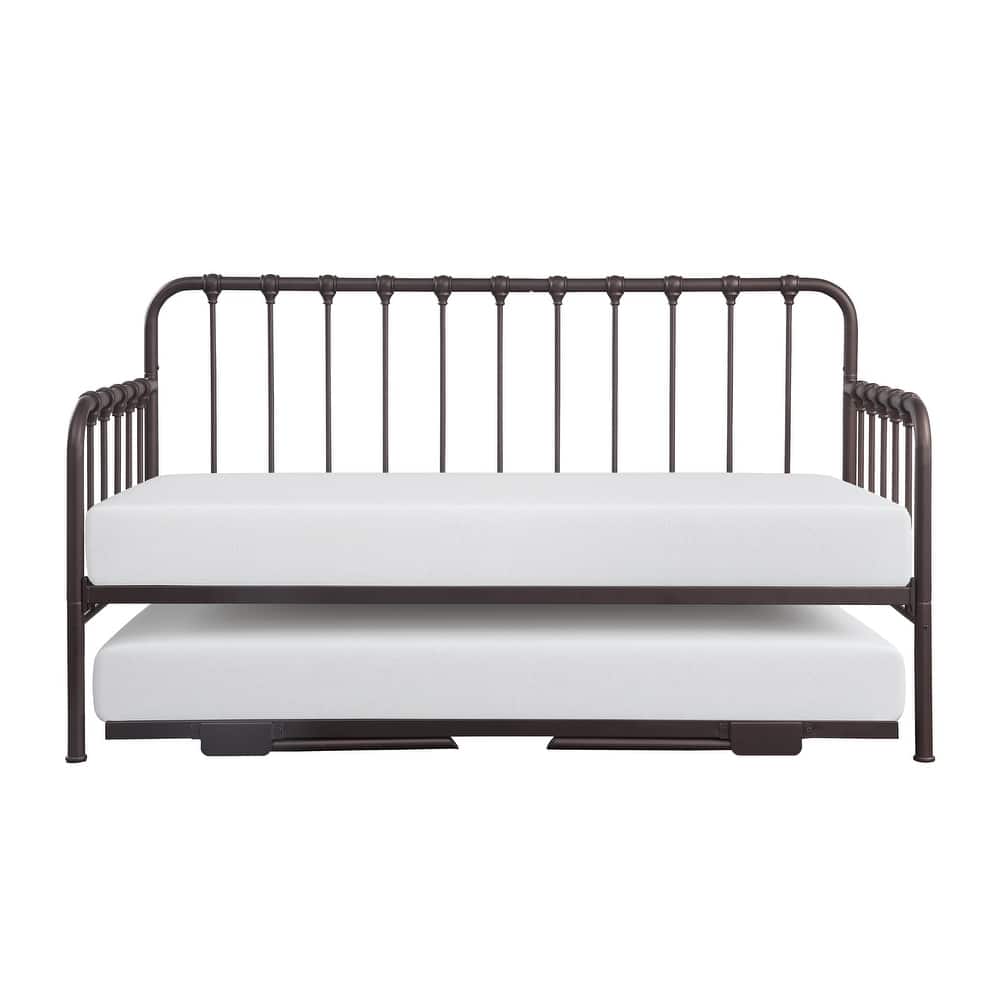 Fremont & Park Eury Open Frame Metal Daybed with Lift-Up Trundle