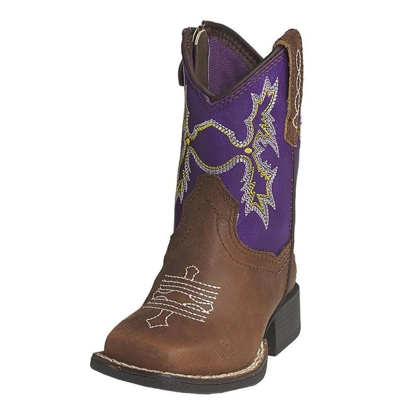 ariat boots purple