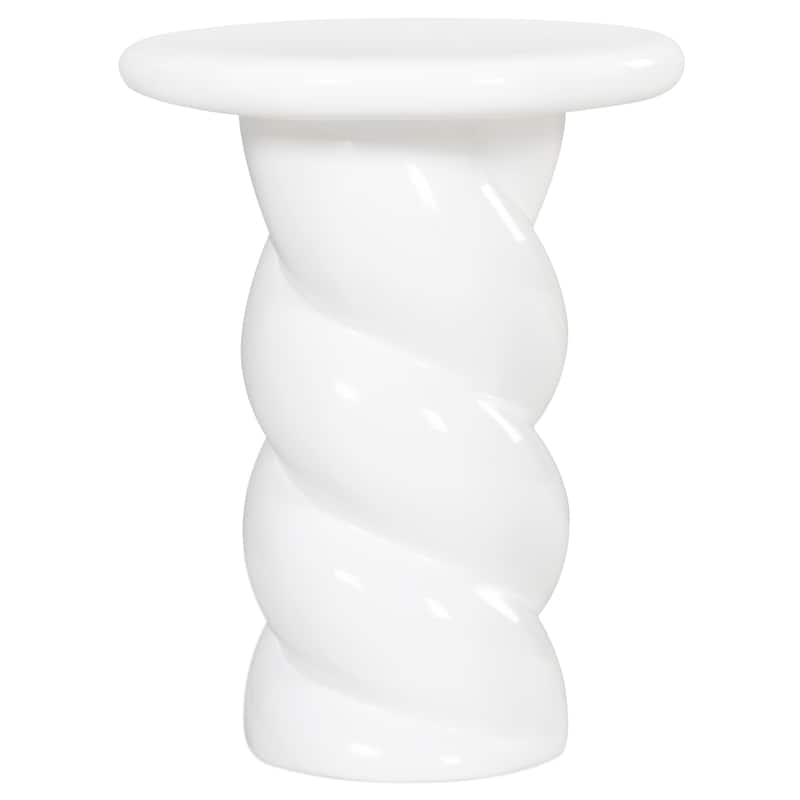 SAFAVIEH Couture Noelly Concrete Accent Table - 14"W x 14"D x 18"H