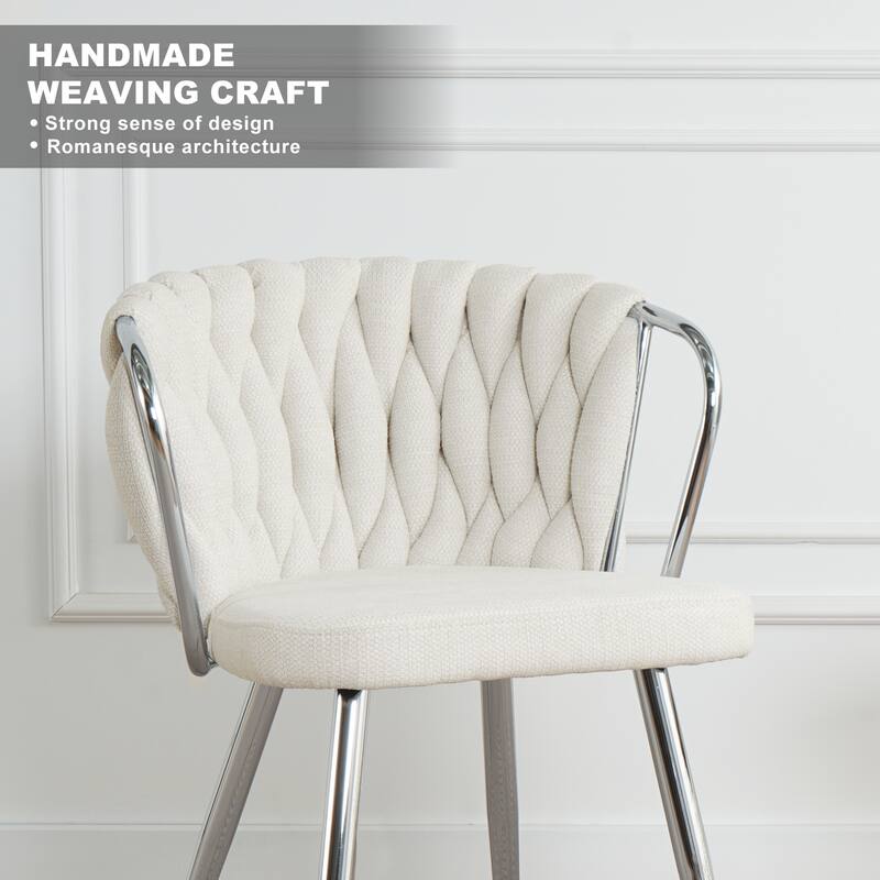 Modern Dining Chair with Metal Legs (Set Of 2)