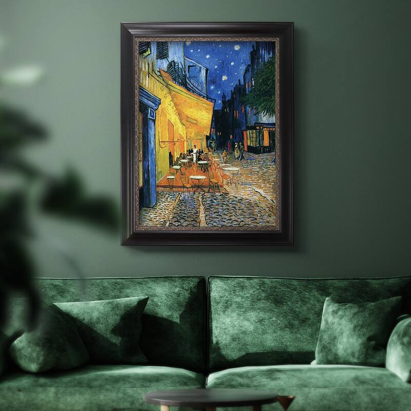 Cafe Terrace  Premium Framed Canvas- Ready to Hang