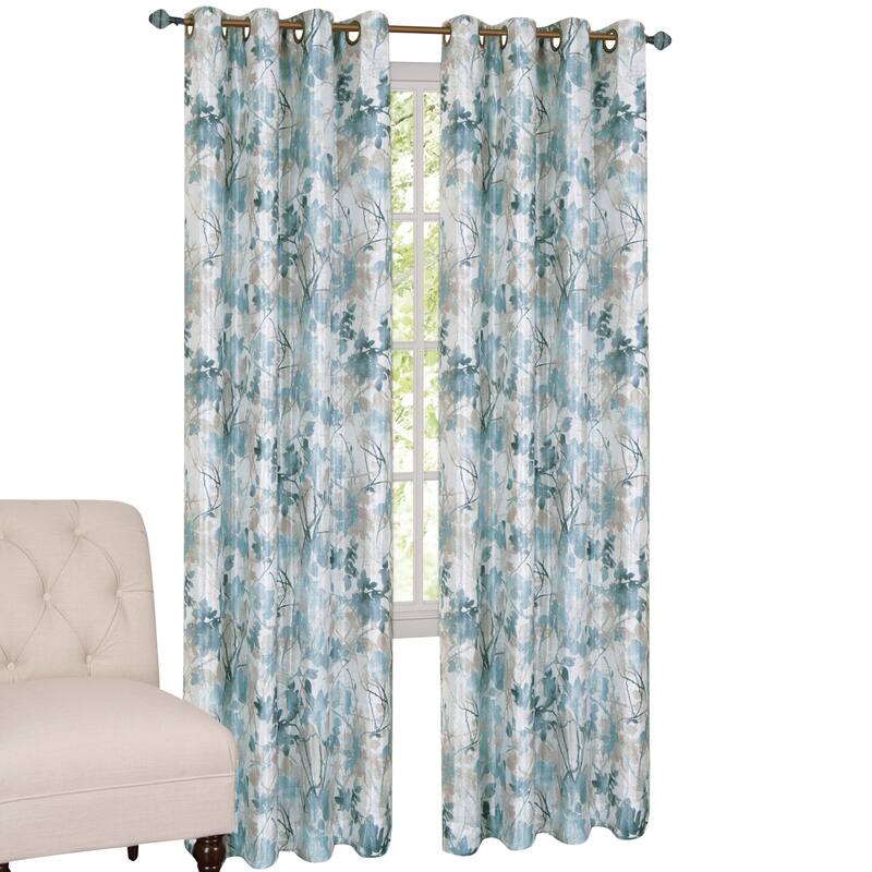 Tranquil Trees Insulated Curtain Panel