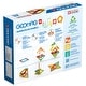 preview thumbnail 3 of 8, Geomag Magnetic Building Set, Supercolor Recycled, 35 Pieces