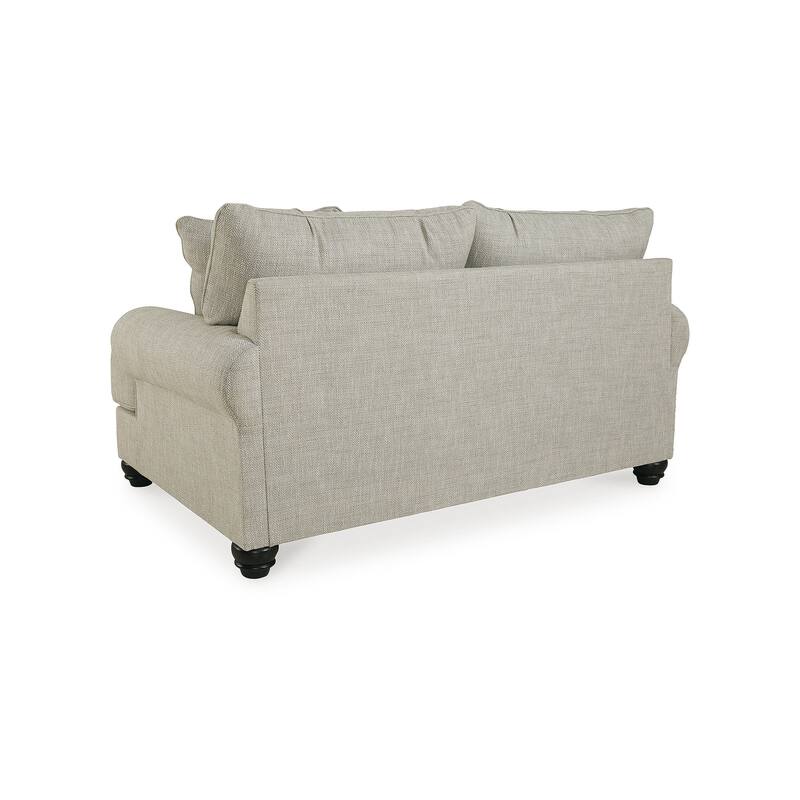Signature Design by Ashley Asanti Gray Loveseat - 71"W x 44"D x 40"H
