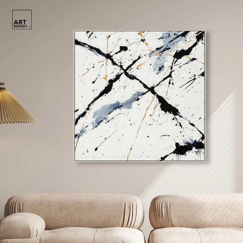 Splintered Impact II Canvas by Art Remedy