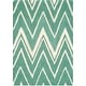 preview thumbnail 97 of 122, SAFAVIEH Handmade Cambridge Tinnie Modern Moroccan Wool Rug 2' x 3' - Teal/Ivory - Rectangle