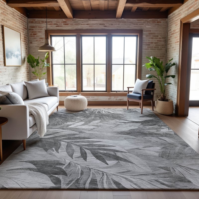 Premium Washable Super Soft Tropical Floral Mayfield Rug