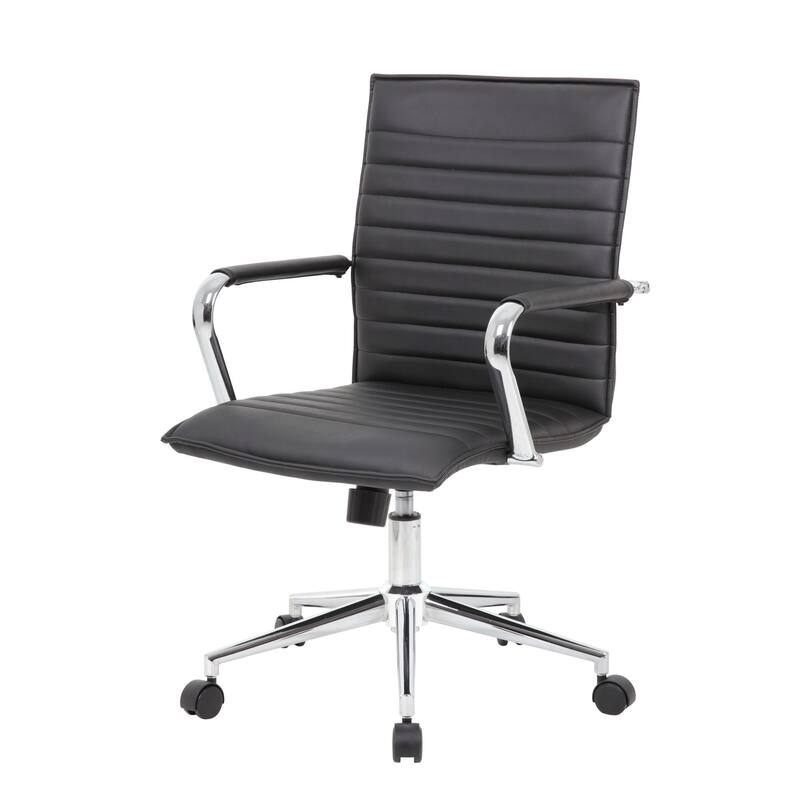 Boss Hospitality Task Chair with Fixed Chrome Arms