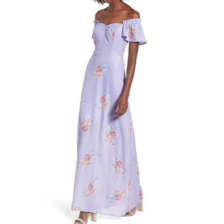 socialite embroidered maxi dress