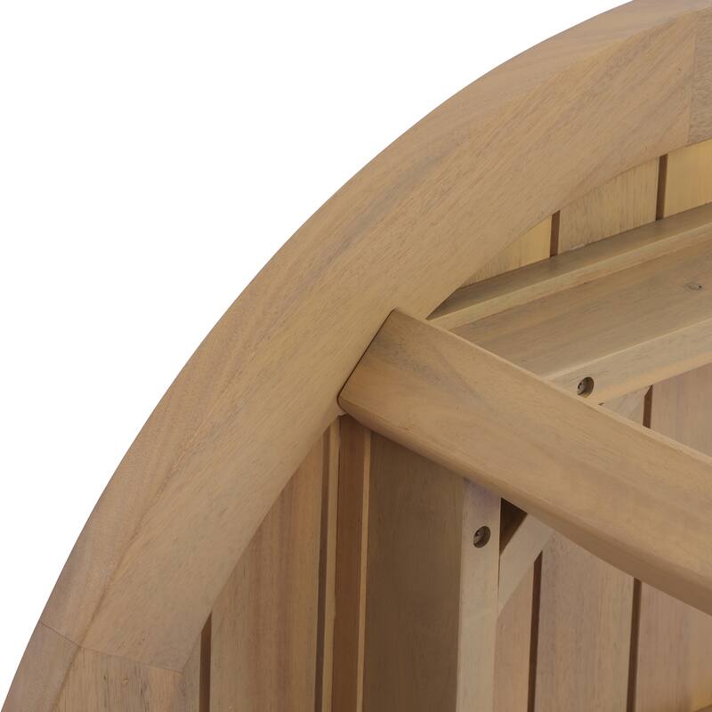 Christopher Knight Home - Cascade 70" Outdoor Acacia Wood Oval Dining Table, for 4-6 Person Seating