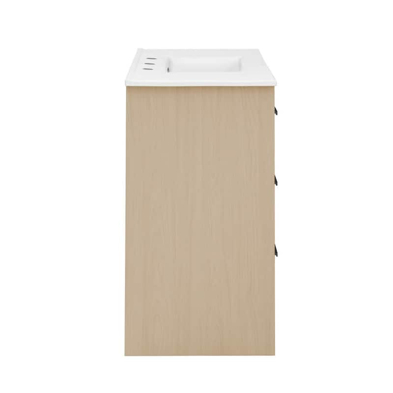 Swiss Madison SM-BV750-3 Virage 37" Free Standing Single Basin Vanity