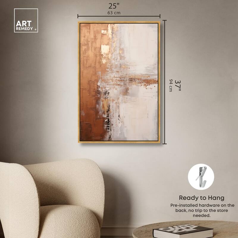 Burnished Memory Canvas by Art Remedy