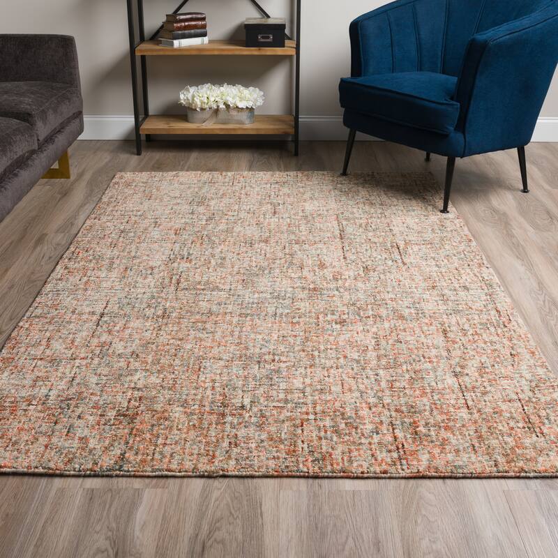 Addison Eastman Variegated Solid Wool Area Rug