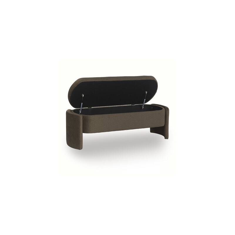 Signature Design by Ashley Vavuniya Dark Brown Storage Bench - 55" W x 18" D x 19" H