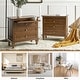 preview thumbnail 11 of 51, Muriel Farmhouse 3 Drawers Nightstand with Built-In Outlets by HULALA HOME