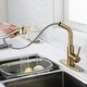 preview thumbnail 15 of 33, Single-Handle Pull-Out Sprayer Kitchen Faucet in Stainless