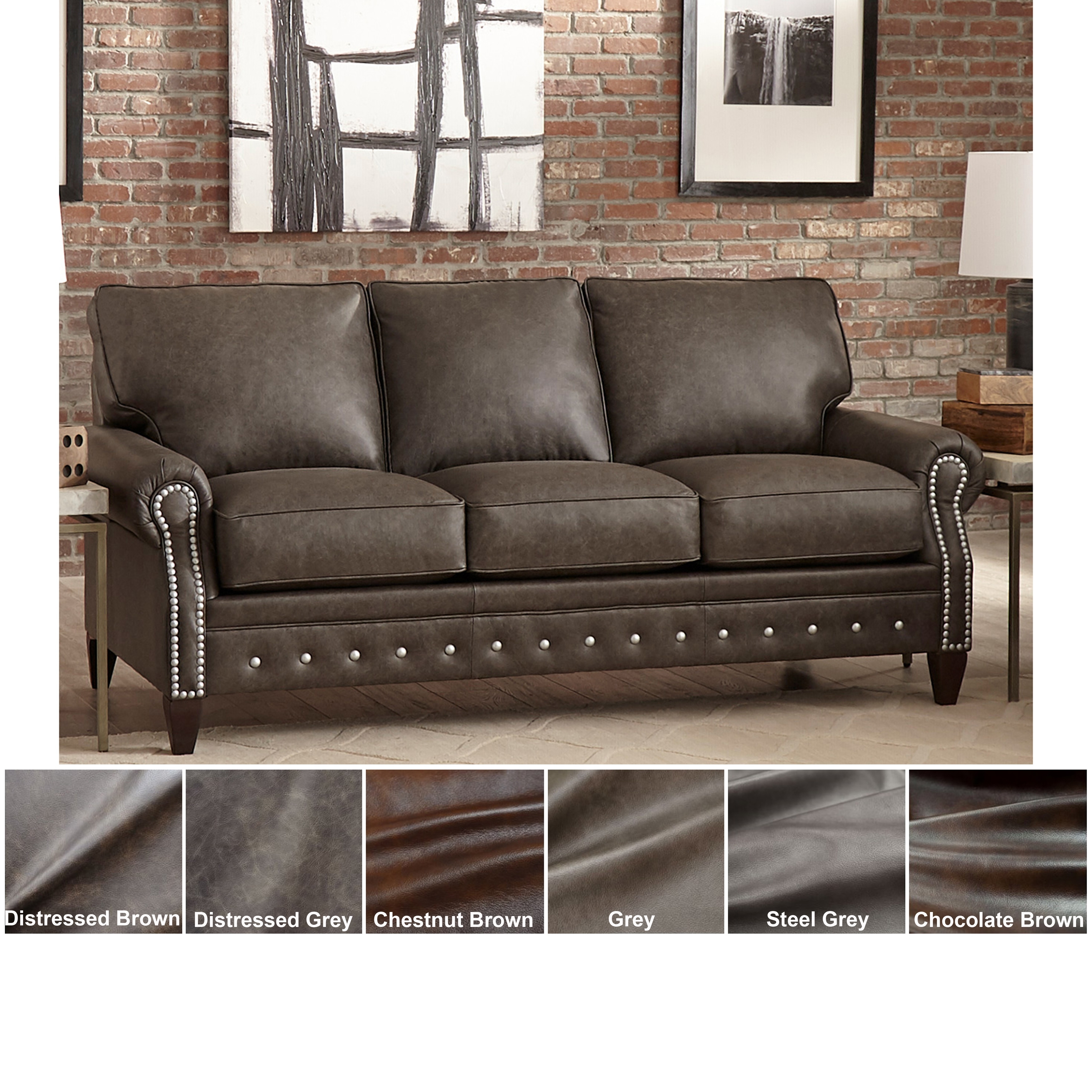 Payne Top Grain Leather Sofa