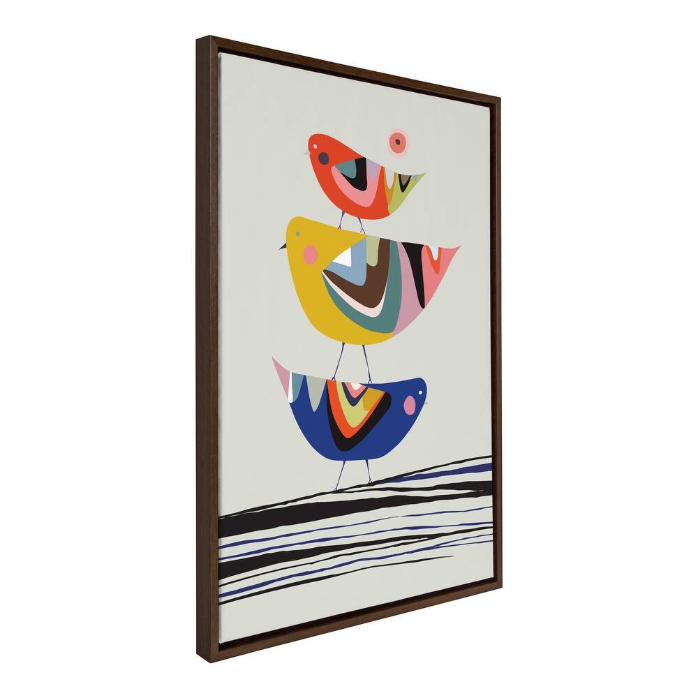 Kate and Laurel Sylvie The Family Tree Framed Canvas By Rachel Lee