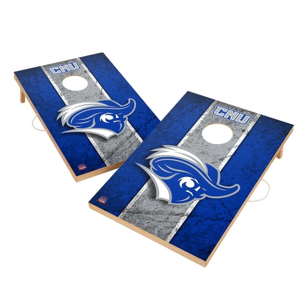slide 2 of 5, Vintage Christopher Newport Captains Regulation 2x4 Cornhole Set