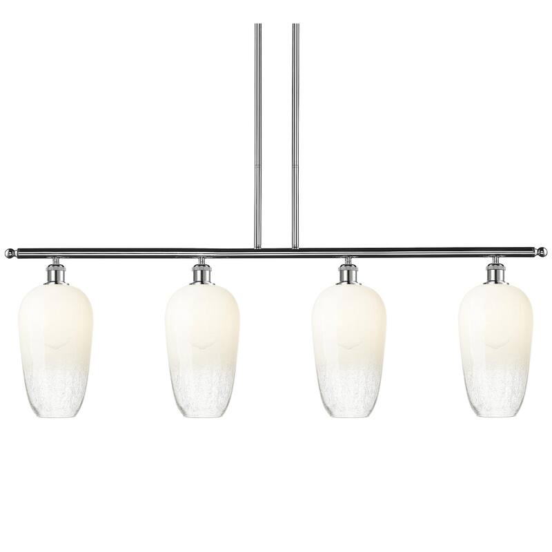 Innovations Lighting 516-4I-16-48 Brookhaven Flute Linear Brookhaven - Polished Chrome / Opal