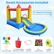 preview thumbnail 7 of 8, Gymax Inflatable Bounce House Kids Water Park Wet Dry w/ Splash Pool