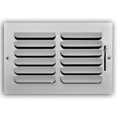 ProSelect PS1CW10U100 6" x 10" Wall / Ceiling Register with Mounting