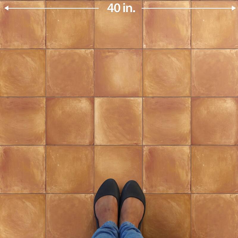 Merola Tile Sentier des Ocres 7-7/8" x 7-7/8" Porcelain Floor and Wall Tile