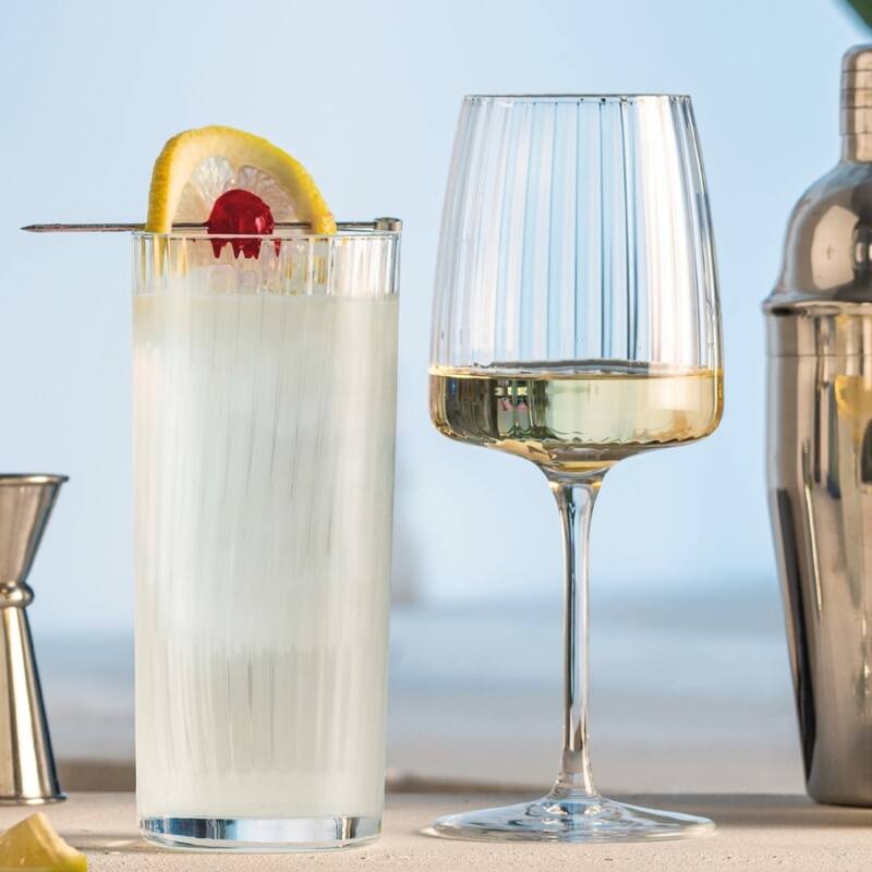 Bormioli Rocco Set of 12 Exclusiva Tom Collins Glasses - 16 oz