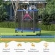preview thumbnail 2 of 4, 8 Feet Recreational Trampoline with Basketball Hoop and Net Ladder - Onesize