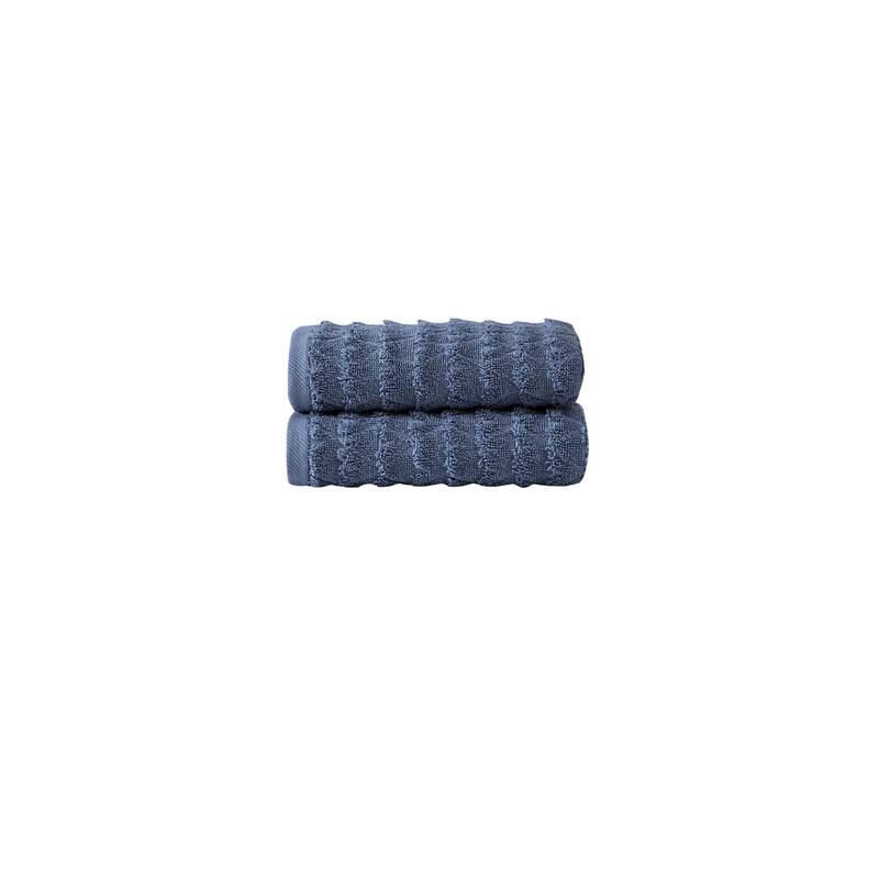 Ozan Premium Home Azure Collection 100% Turkish Cotton 2-Pc. Hand Towels