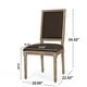 preview thumbnail 31 of 89, Regina Wood Upholstered Dining Chair by Christopher Knight Home
