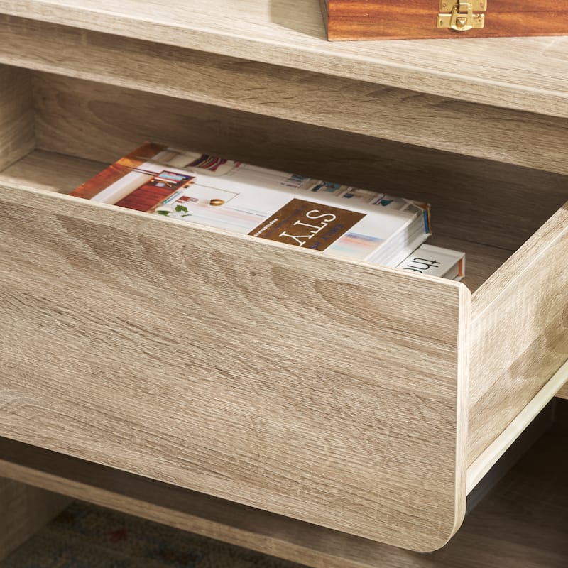 SAFAVIEH Arsenio 1-Drawer 1-Shelf Nightstand Table