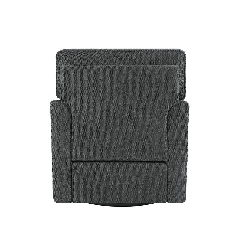 Round Lounge Chair Armchair Swivel Sofa Chair with Side Storage Pockets, Swivel Chair Accent Barrel Chair