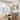 Ivory String Woven Opal Glass Globe Round Drum Lantern Chandelier
