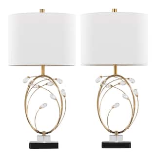 Crystal Buds 25" Table Lamp - Set of 2