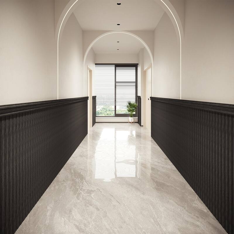 Art3d Decorative PS Wall Panel Kit with Trim, 12 Panels & 4 Edge Strips - N/A