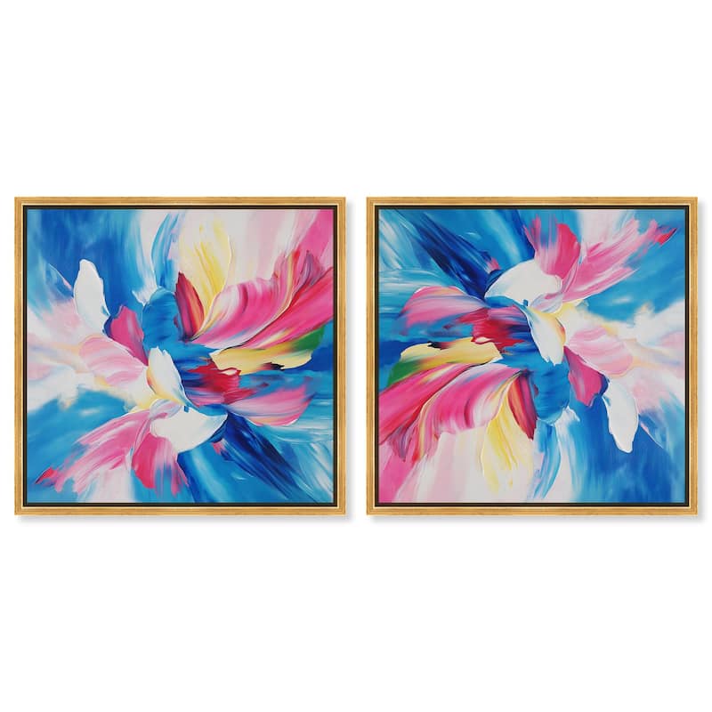 Nature's Beauty Canvas by Art Remedy - 36" x 24" - Gold