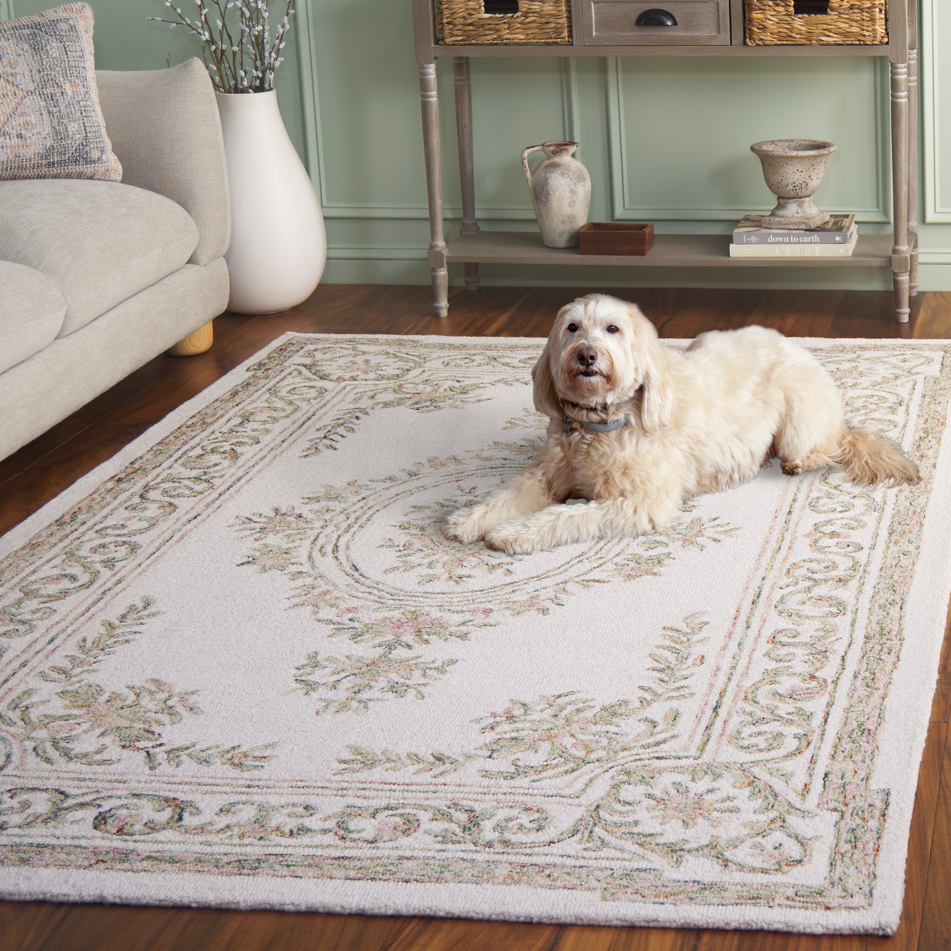 SAFAVIEH Handmade Micro-Loop Shyamala Wool Rug - Bed Bath & Beyond