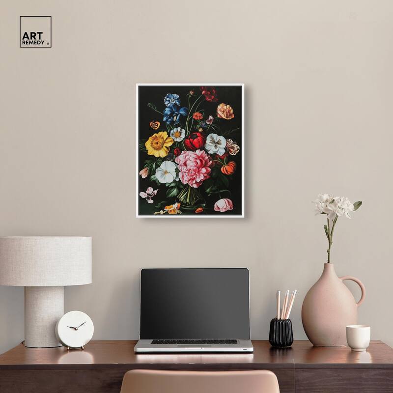 Violet Vignette I Canvas by Art Remedy