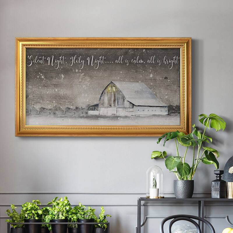 Silent Night Premium Framed Canvas- Ready to Hang